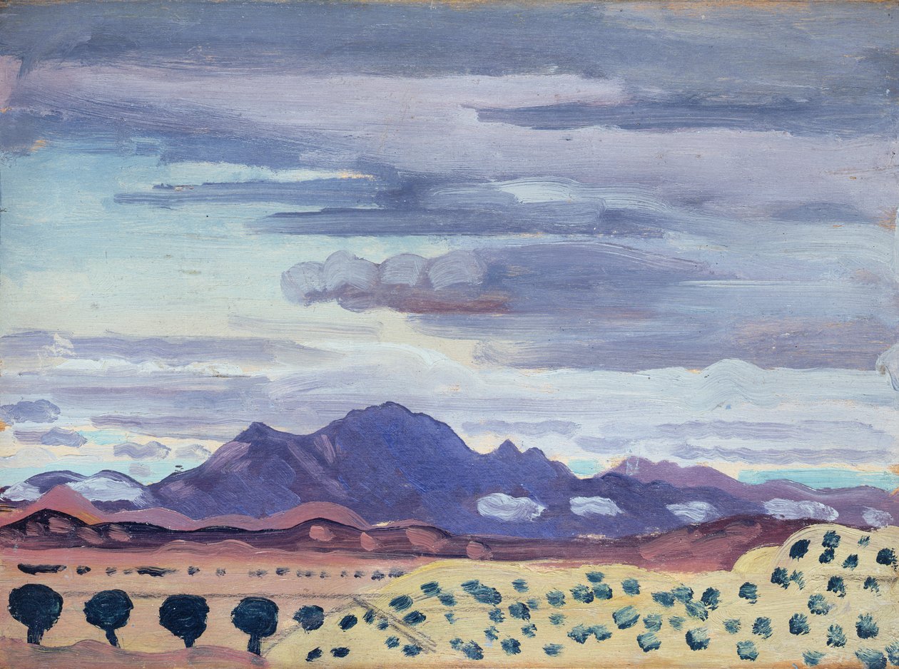 A Pireneusokban, 1911 körül (olaj, tábla) alkotó: James Dickson Innes