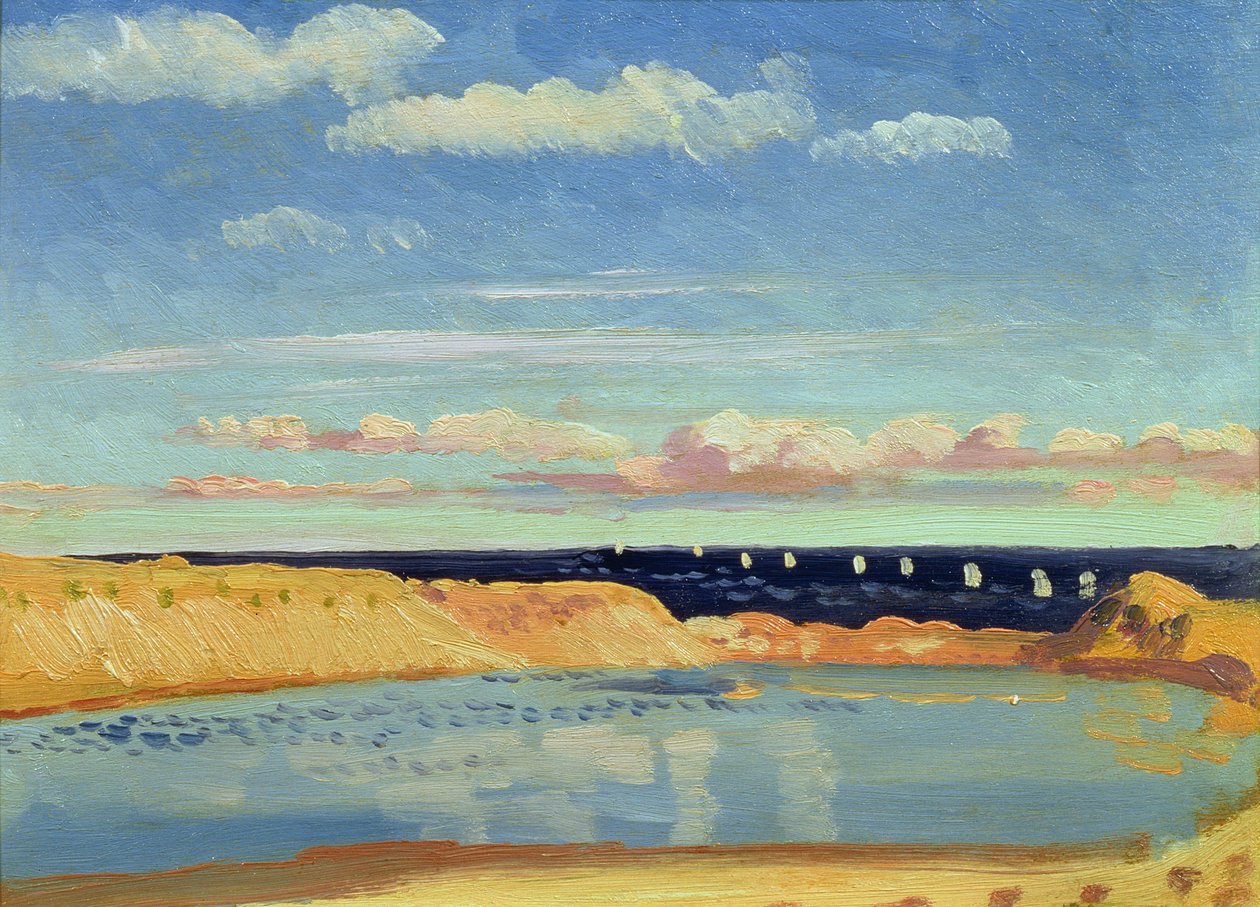 The Rock Pool, 1911 alkotó: James Dickson Innes
