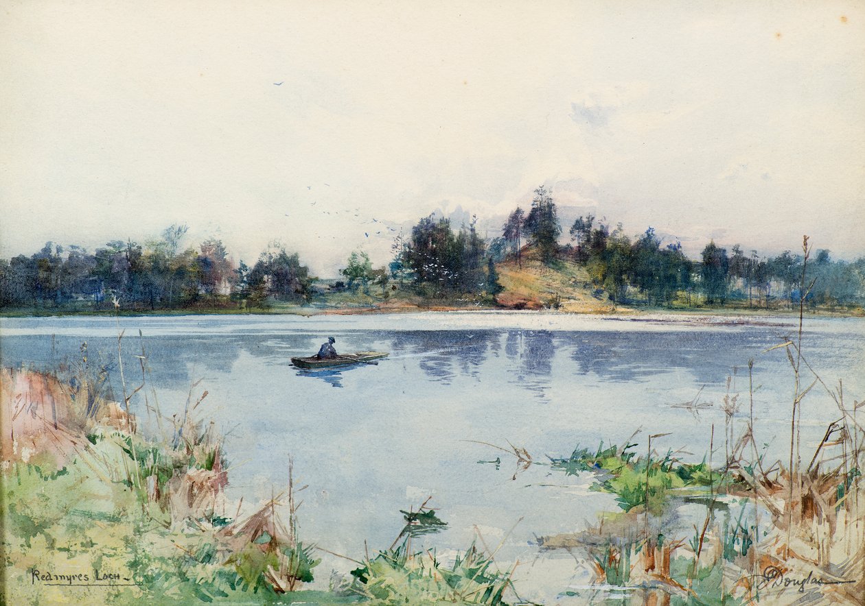 Redmyre Loch (akvarell) alkotó: James Douglas