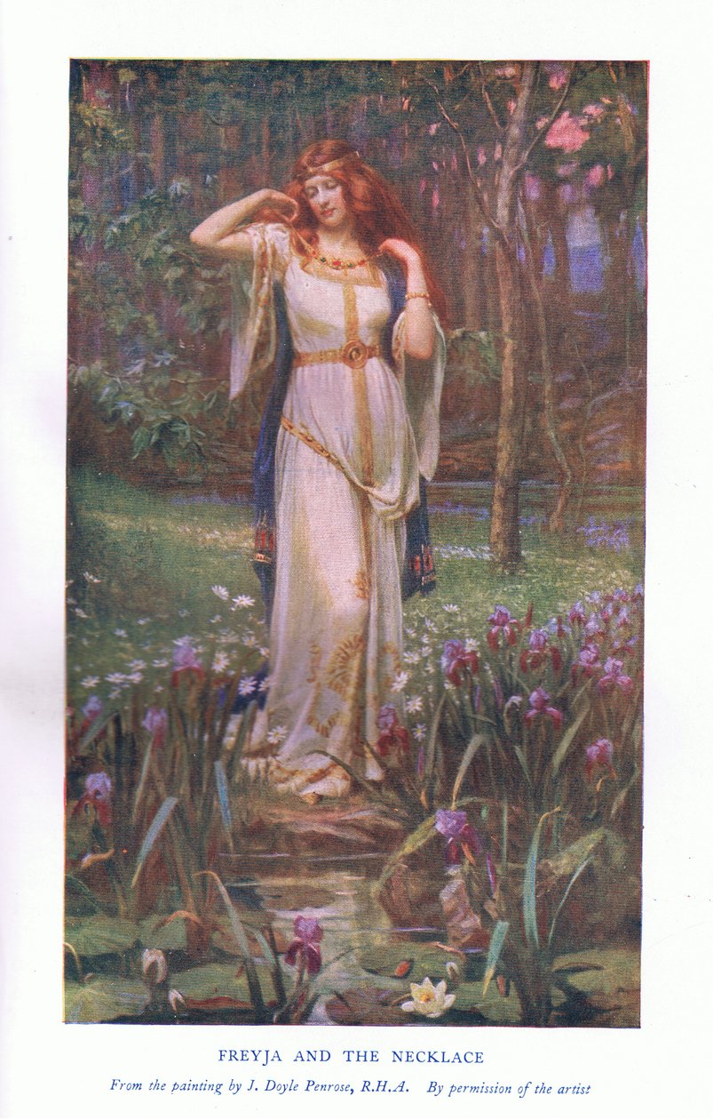 Freyj és a nyaklánc, 1920-as évek alkotó: James Doyle Penrose