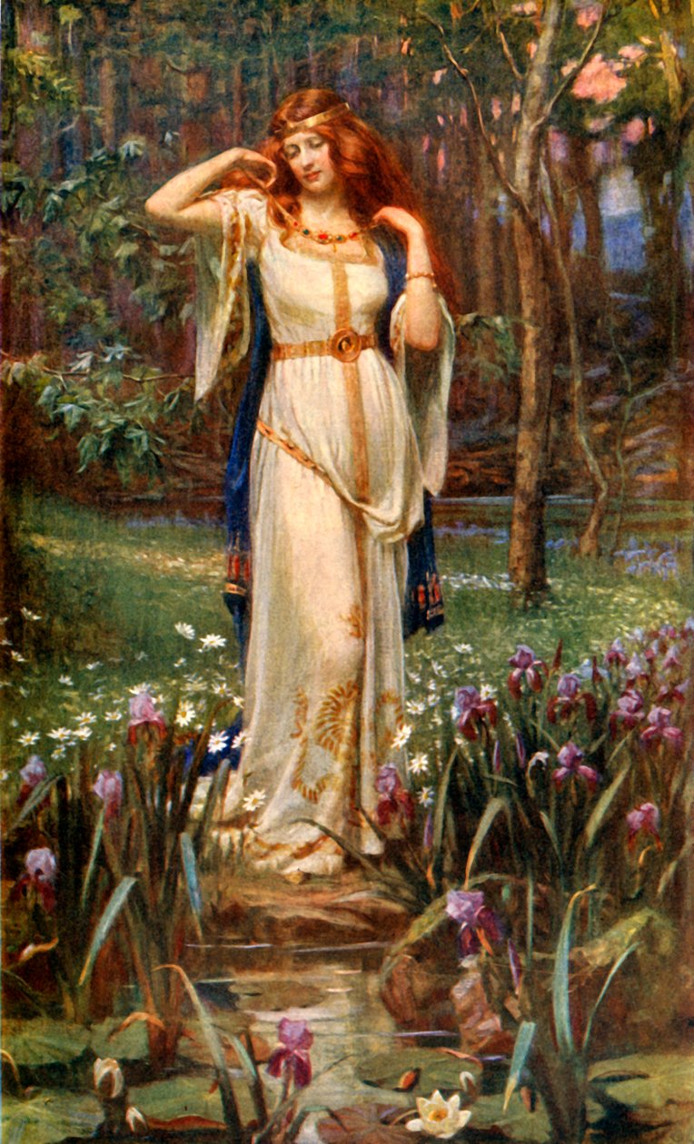 "Freyja és a nyaklánc", 1912. alkotó: James Doyle Penrose