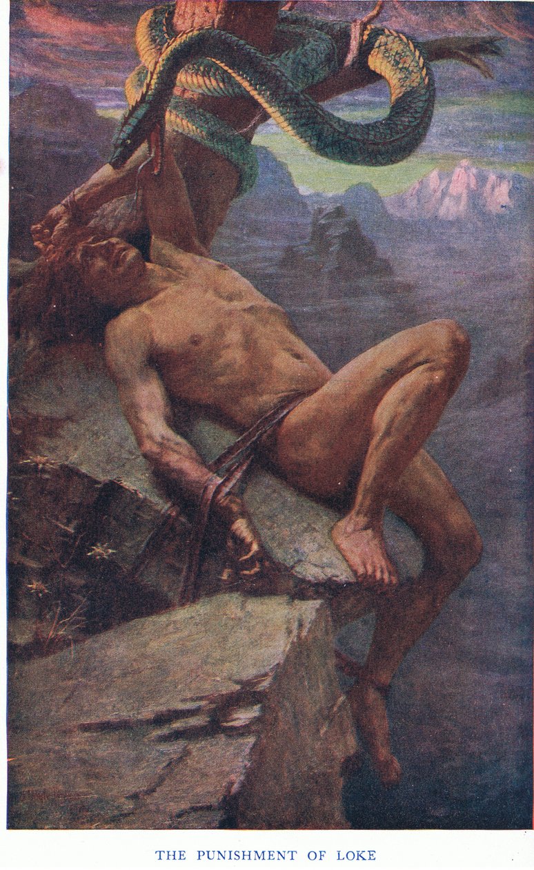 Loke büntetése, 1920-as évek alkotó: James Doyle Penrose