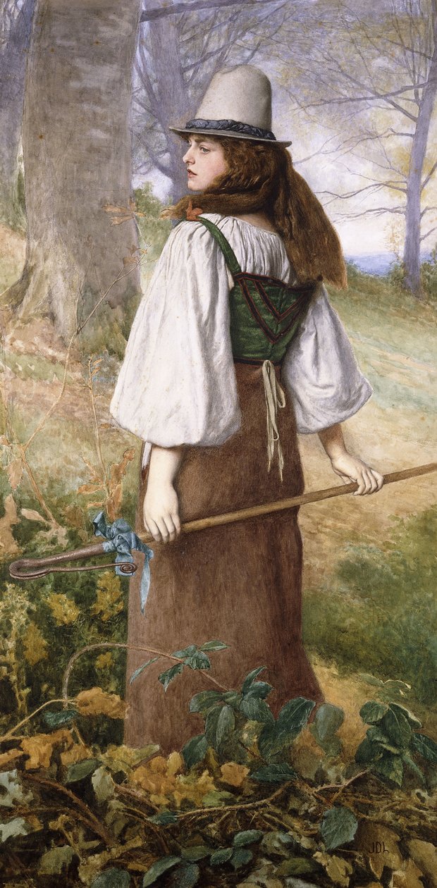 Celia az "As You Like It"-ből, alkotó: James Dromgole Linton