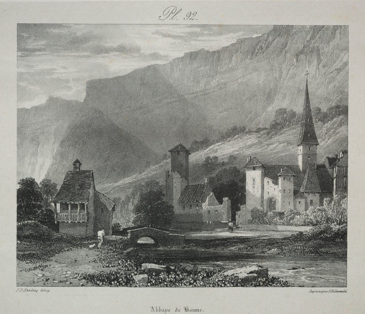 Témák sorozata a késői R. P. Bonington műveiből: Tanulmány a természetből..., 1829. alkotó: James Duffield Harding