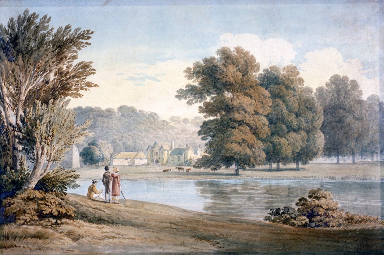 „Allington Castle, Maidstone közelében, Kent”, 19. század alkotó: James Duffield Harding