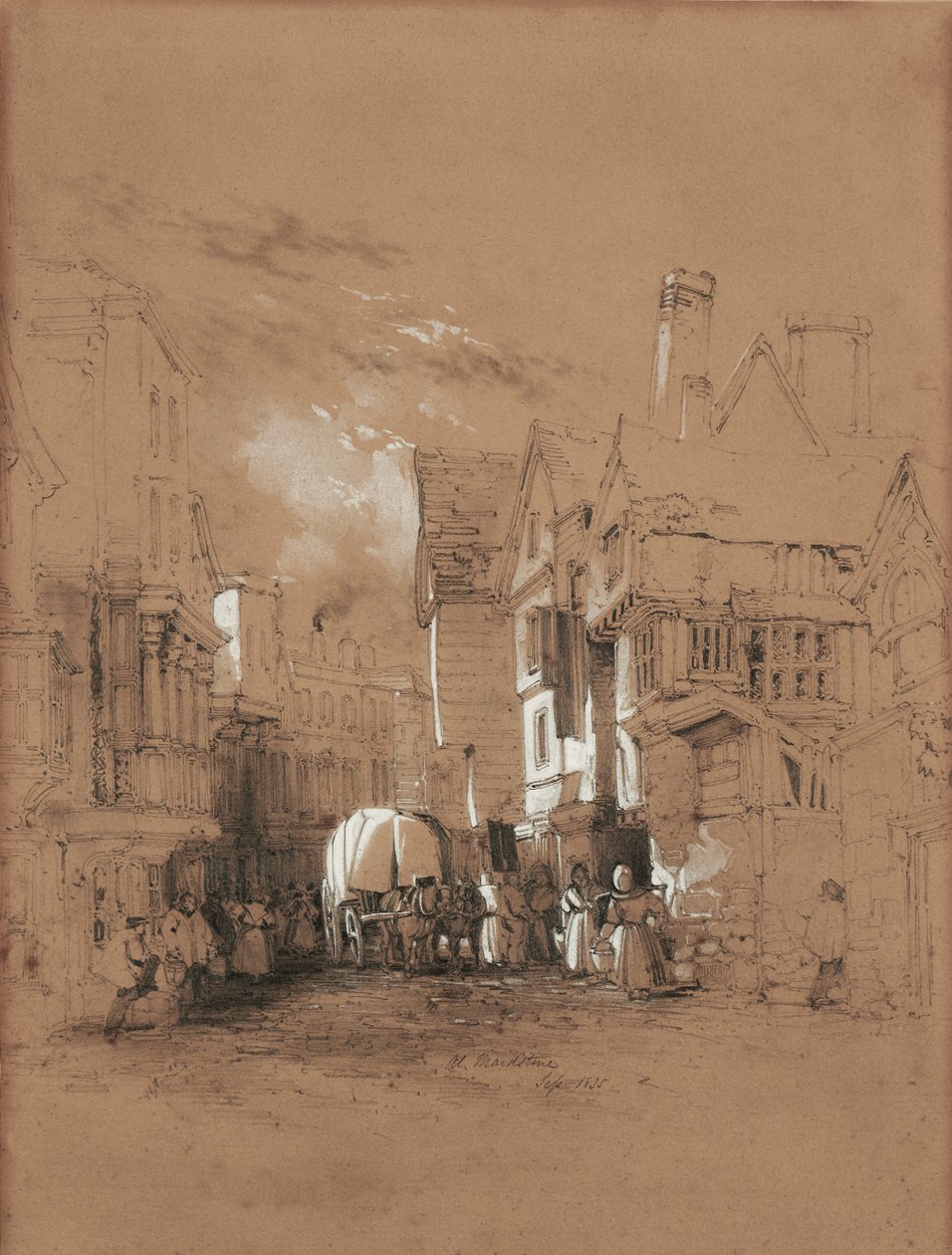 Bank Street, Maidstone alkotó: James Duffield Harding