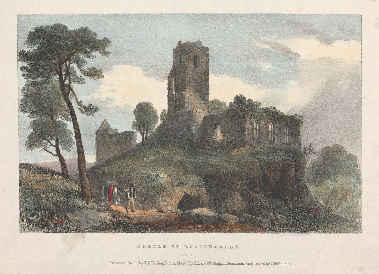 Ballincolly kastélya alkotó: James Duffield Harding