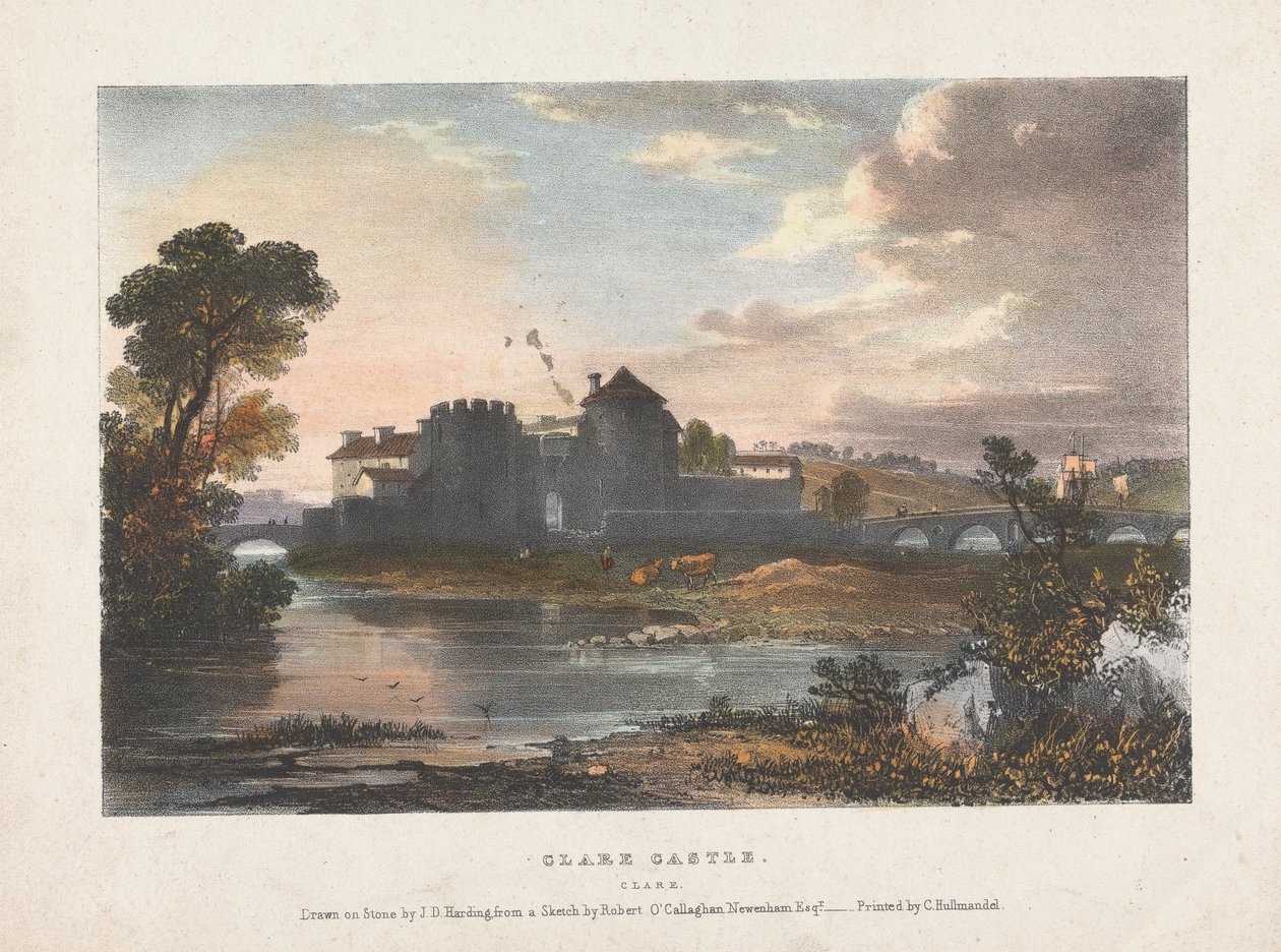 Clare kastély alkotó: James Duffield Harding