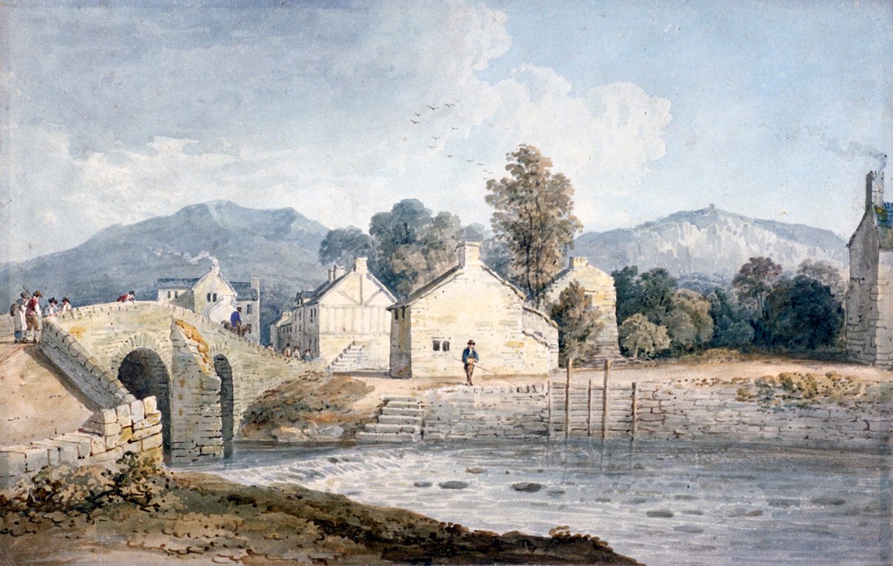 „Bejárat Keswickbe, Cumberland”, 19. század. alkotó: James Duffield Harding
