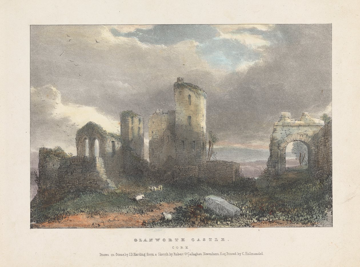 Glanworth kastély alkotó: James Duffield Harding