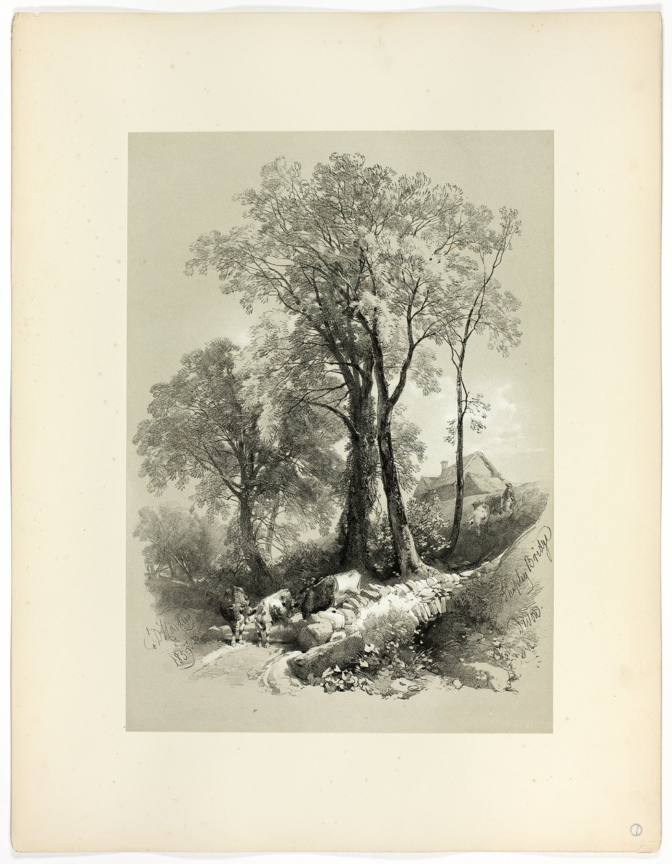 Shipley Bridge, Devon, a Picturesque Selections cégtől alkotó: James Duffield Harding