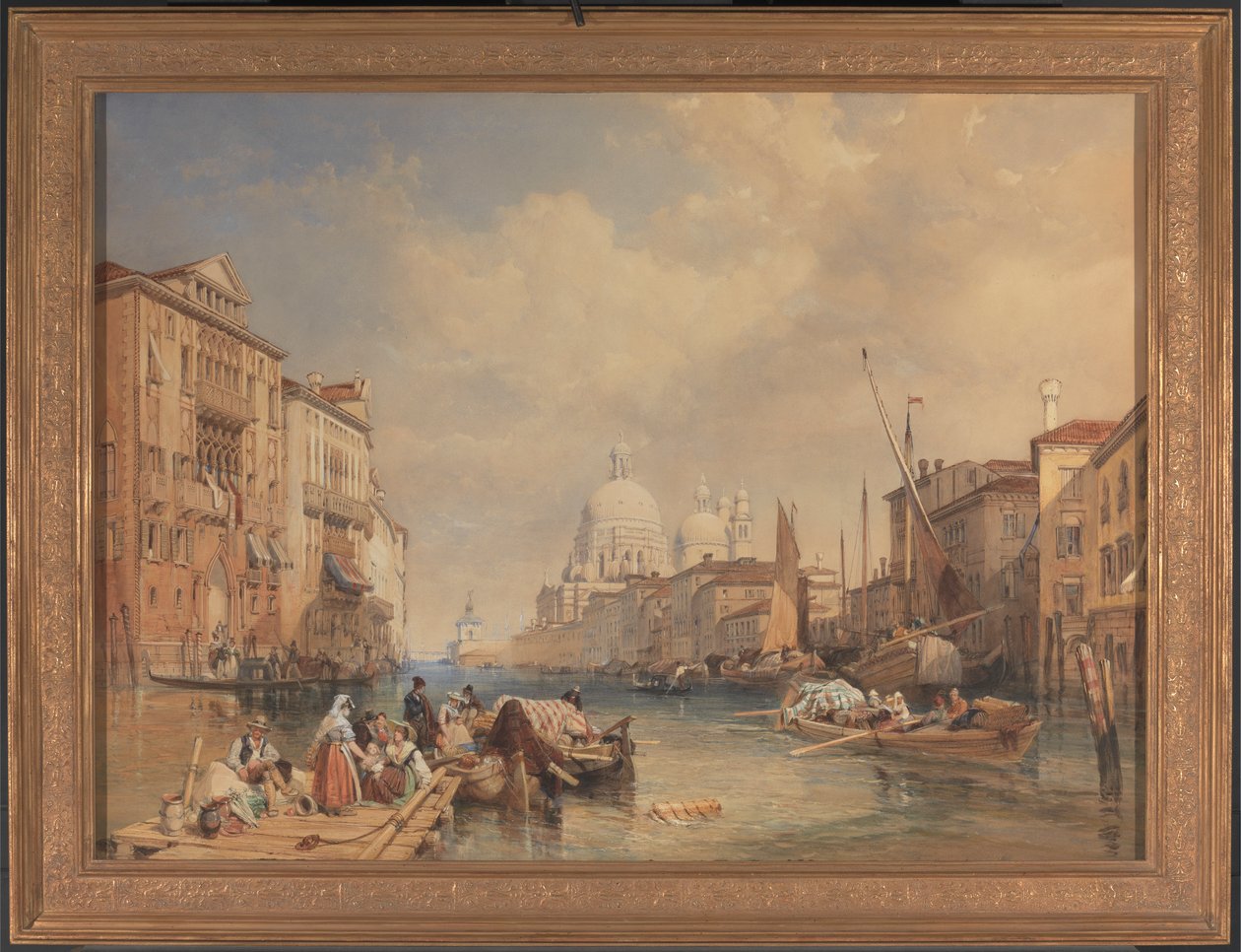 A Canal Grande, Velence alkotó: James Duffield Harding