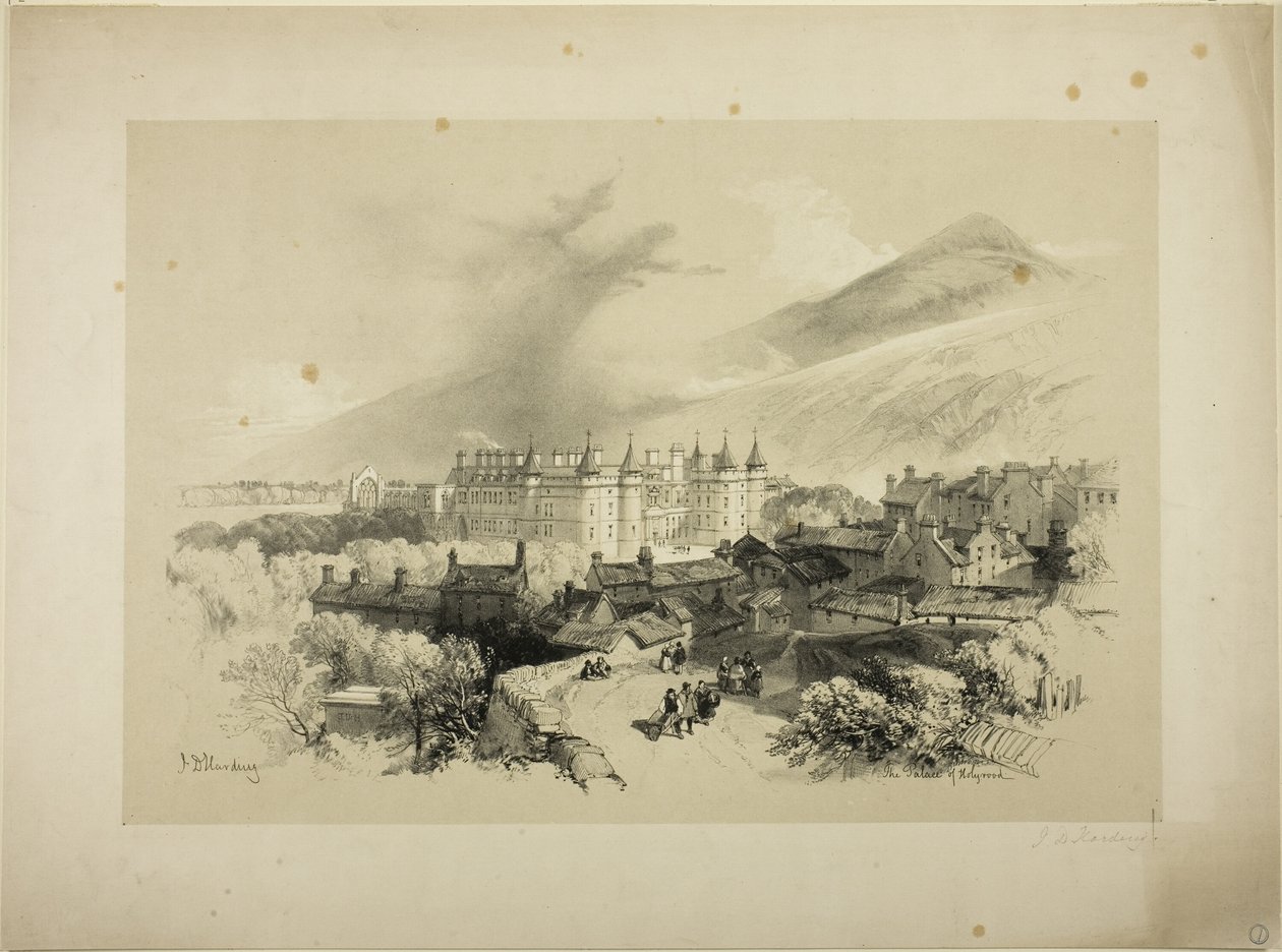 A Holyrood-palota alkotó: James Duffield Harding
