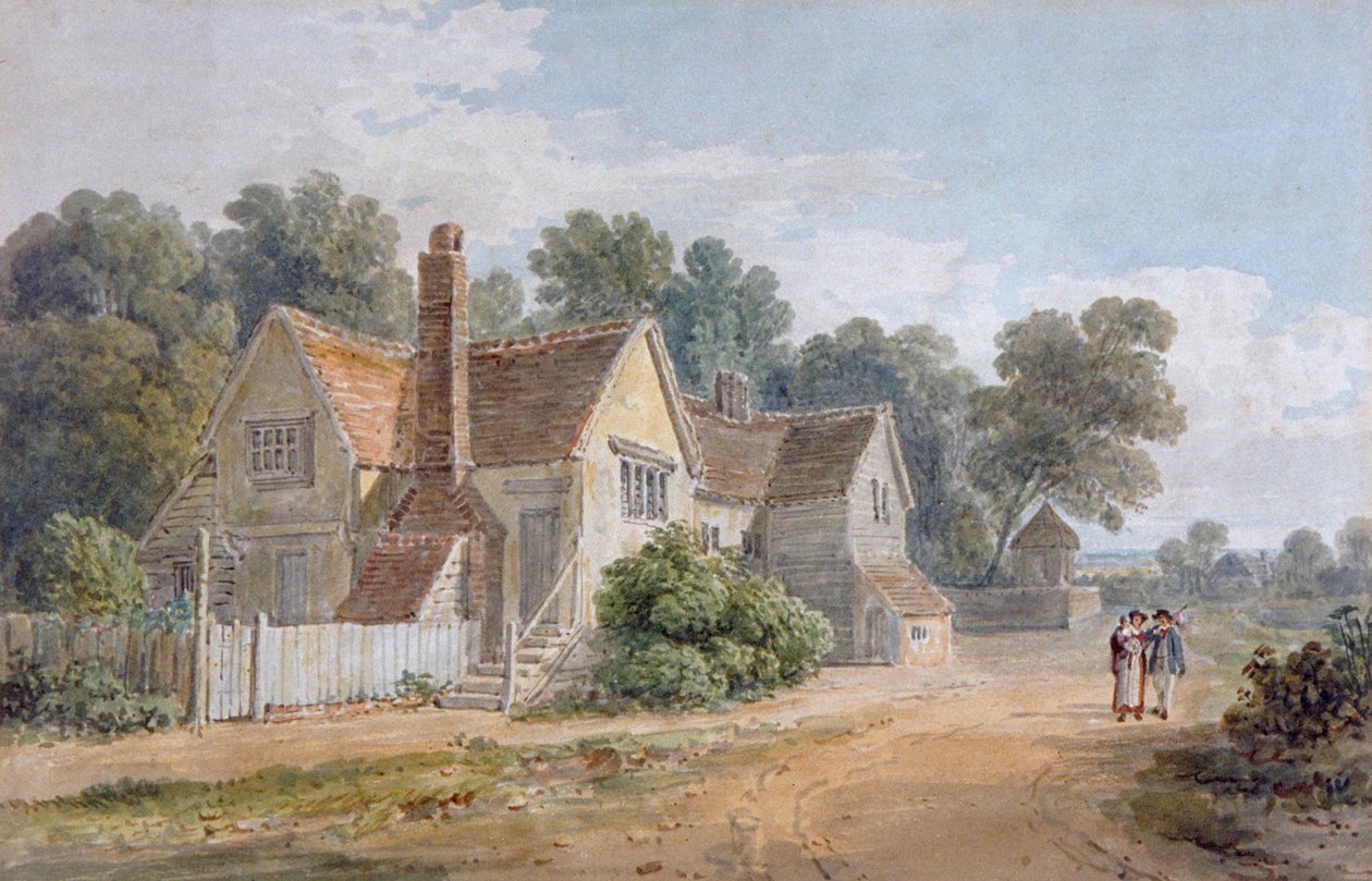 „Kilátás Dorkingban, Surrey”, 19. század alkotó: James Duffield Harding