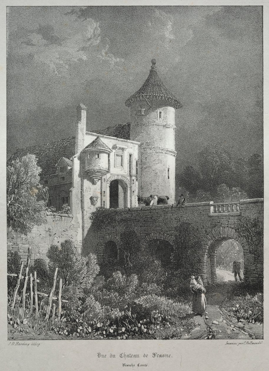 Festői és romantikus utazások az ókori Franciaországban. Franche-Comte..., 1825. alkotó: James Duffield Harding