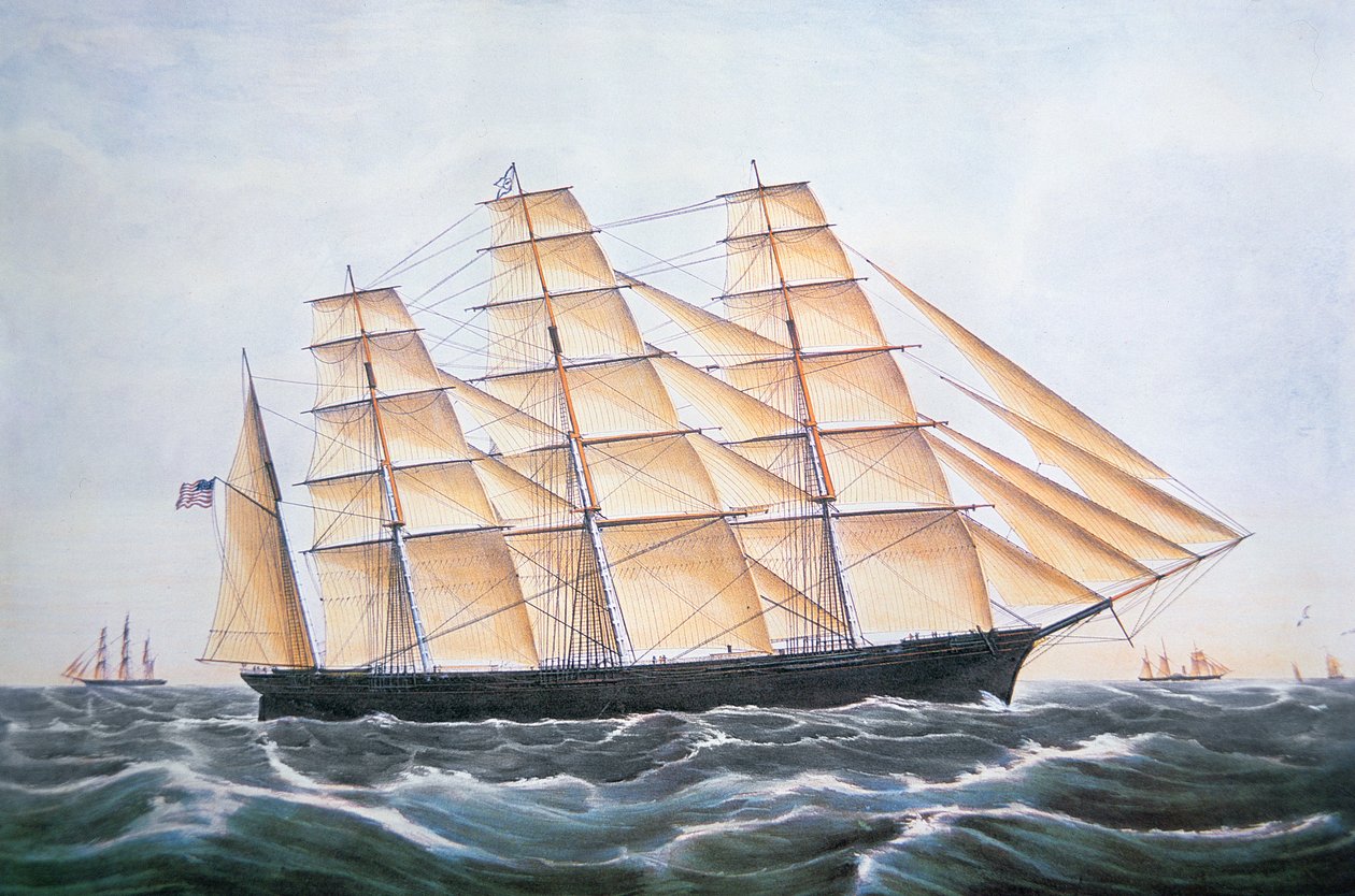 „A Nagy Köztársaság”, Nathaniel Currier (1813-88) litográfiája alkotó: James E. (after) Butterworth