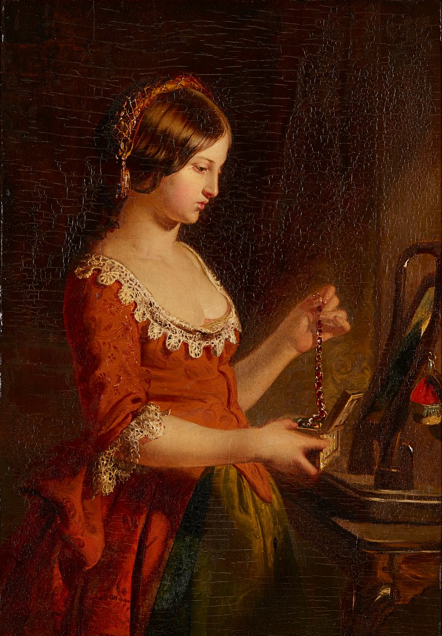 Az ékszerkoporsó (olaj a fedélzeten) alkotó: James Eckford Lauder