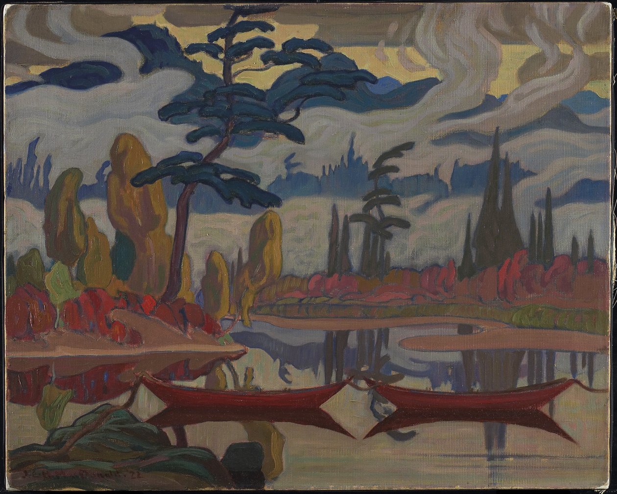 Mist Fantasy, Northland, 1922 alkotó: James Edward Hervey Macdonald
