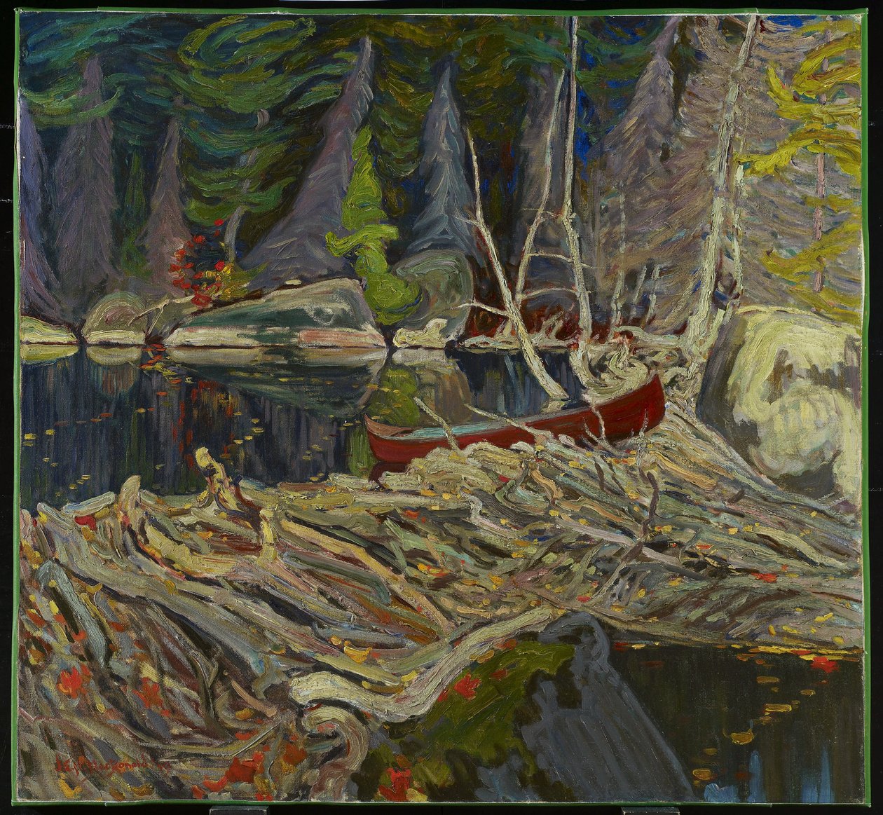 A hódgát, 1919 alkotó: James Edward Hervey Macdonald