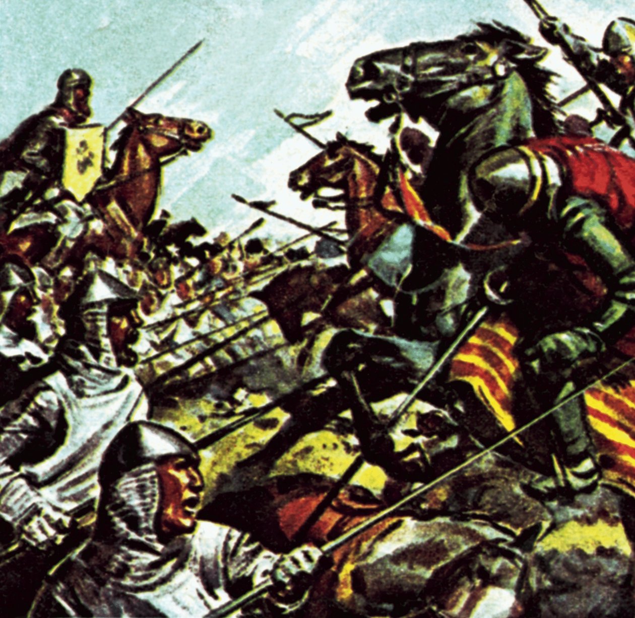 Bannockburn-i csata alkotó: James Edwin McConnell