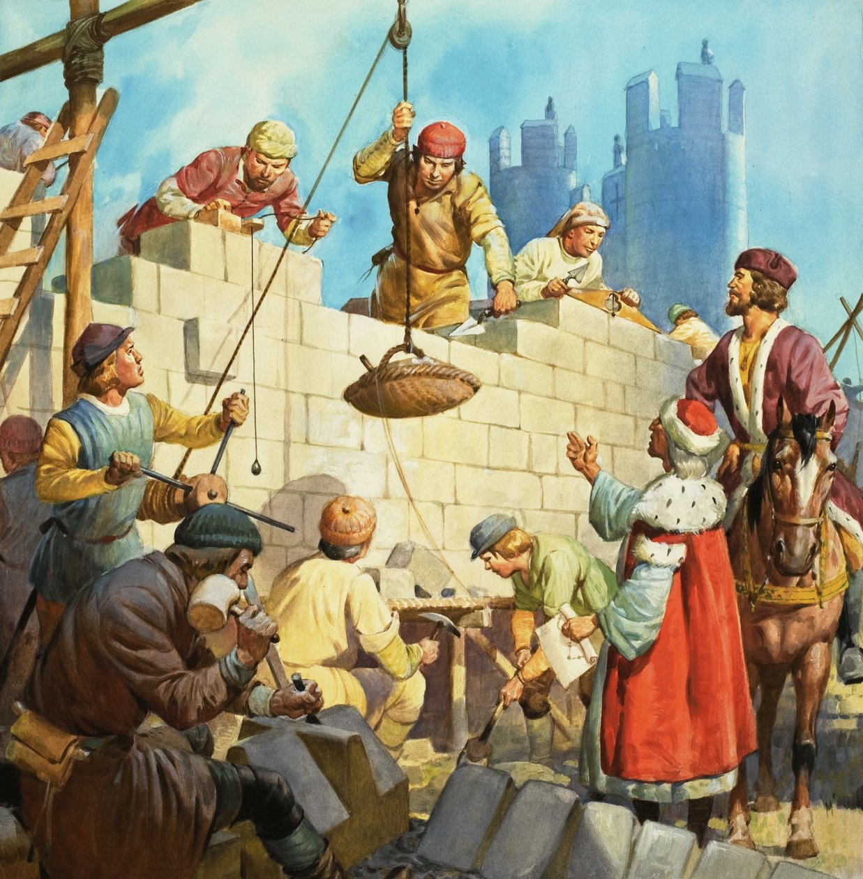 Castle Construction alkotó: James Edwin McConnell