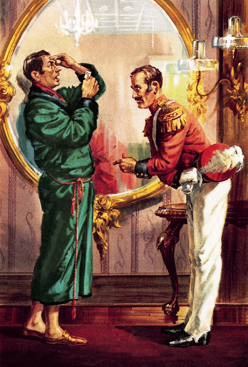 A Pickwick-iratok. Téves azonosítás: az ártatlan Mr. Winkle-t párbajra hívják ki. alkotó: James Edwin McConnell