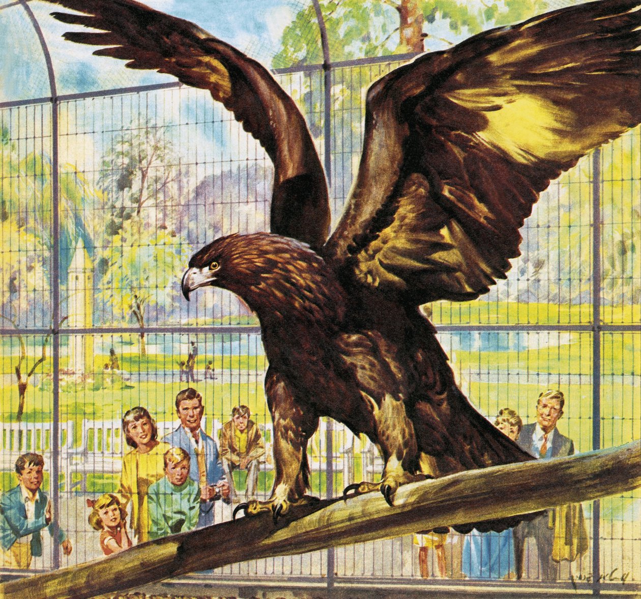 Ki kicsoda az állatkertben: Fly-Away Goldie alkotó: James Edwin McConnell