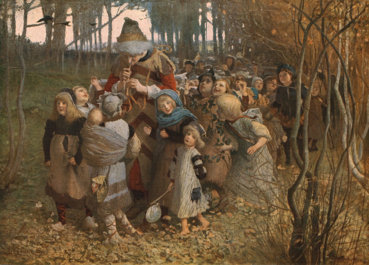 A hamelini pipás, 1881, 1930. alkotó: James Elder Christie