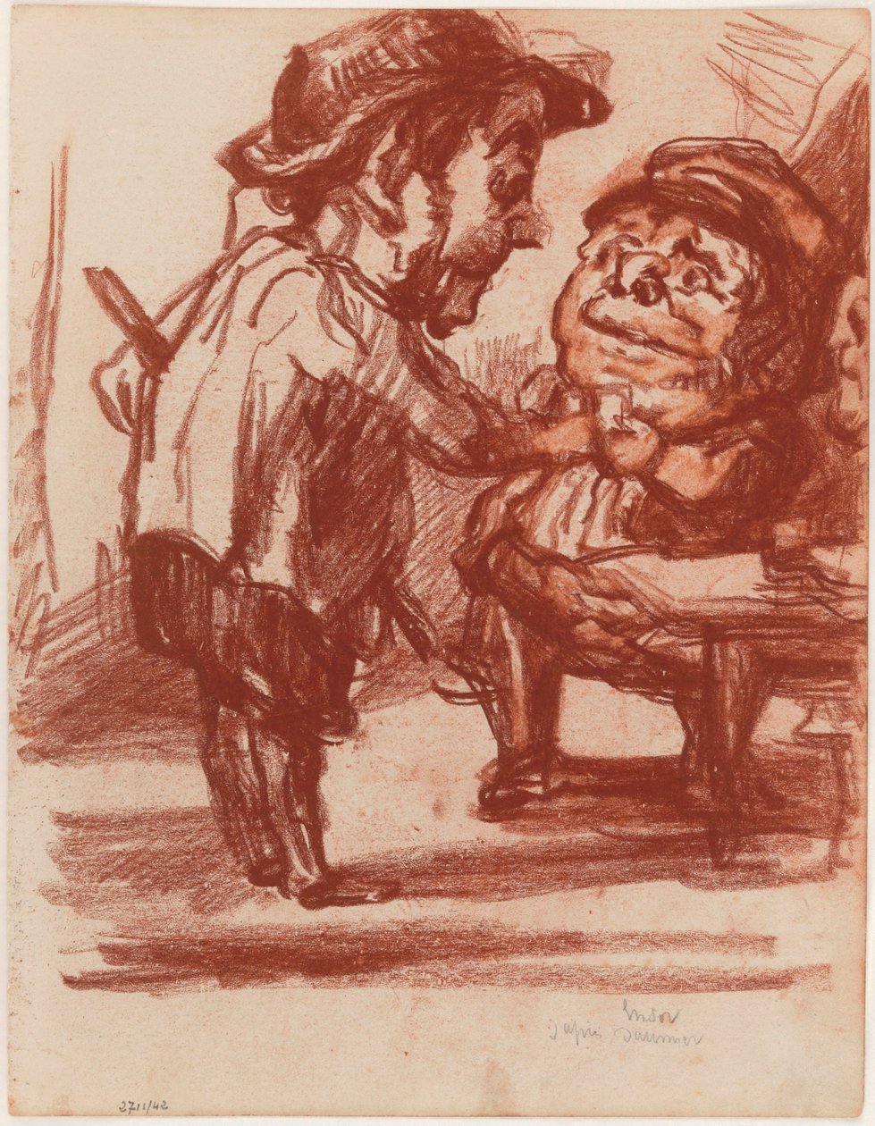 Nach Daumier: Die fröhlichen Jäger alkotó: James Ensor