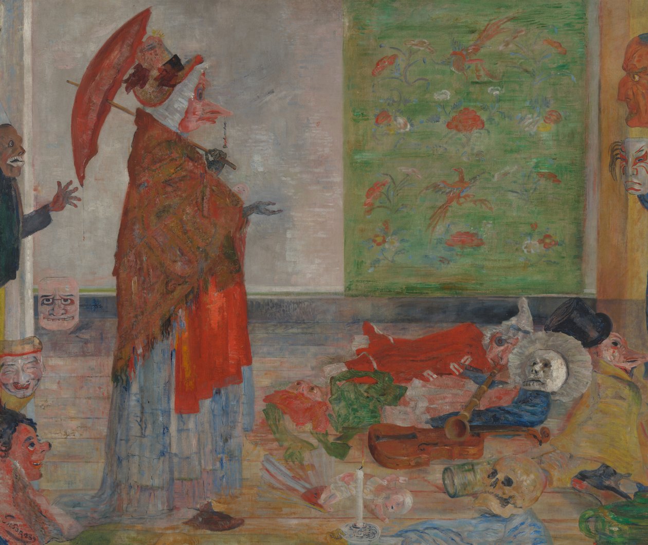 A maszk házának megdöbbenése alkotó: James Ensor