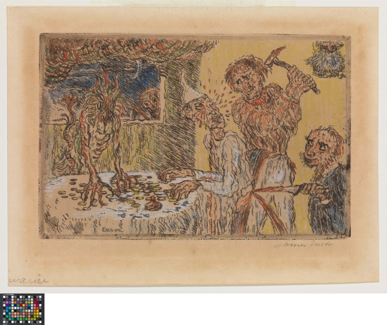 Avarice alkotó: James Ensor