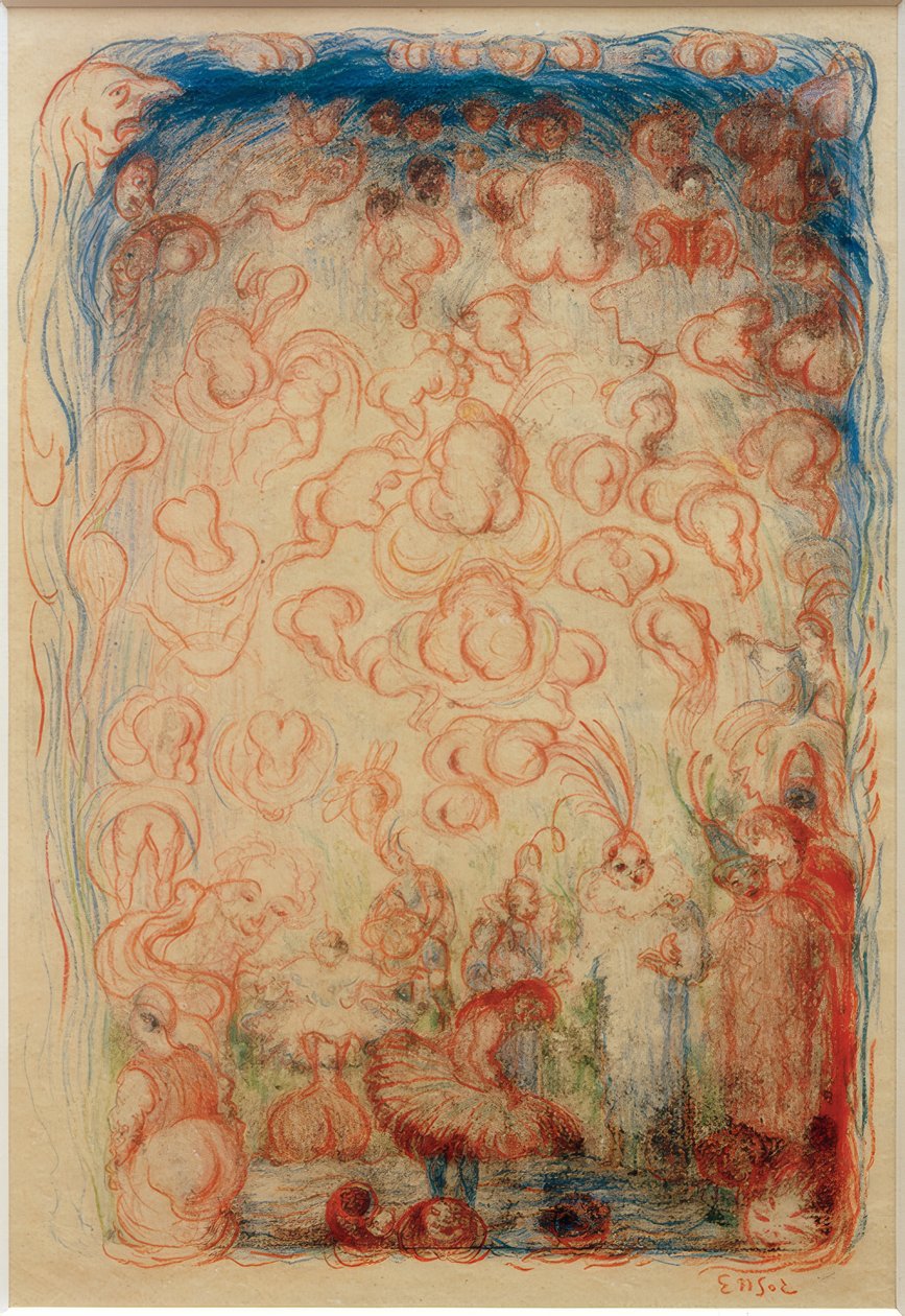 Ballettszene alkotó: James Sidney Ensor