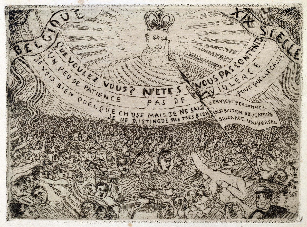 Belgium a XIX. században alkotó: James Ensor