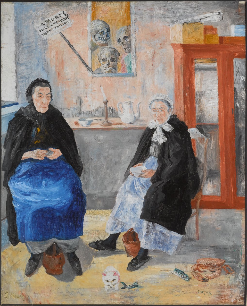 A halárusasszonyok alkotó: James Ensor