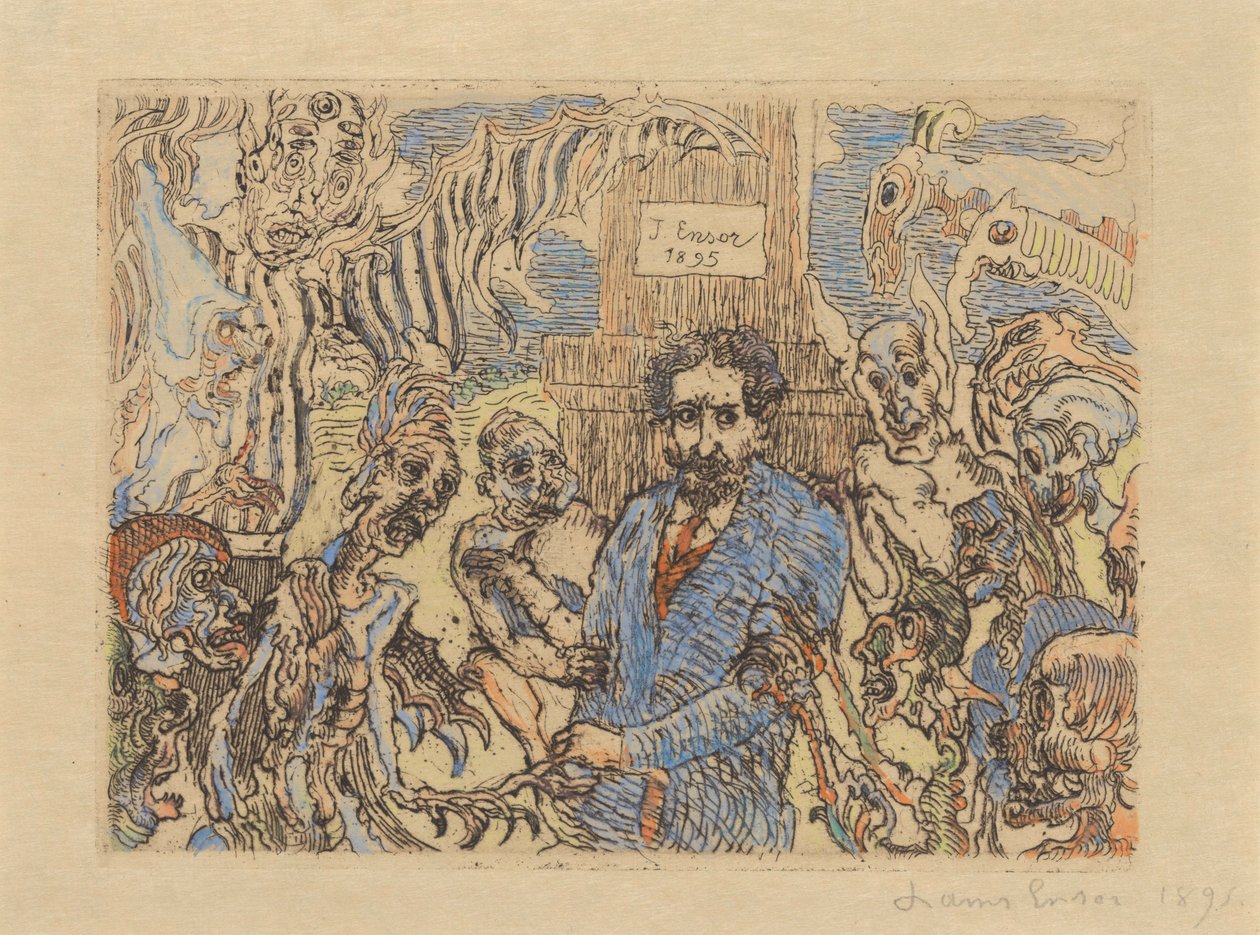 A démonok ugratnak engem alkotó: James Ensor