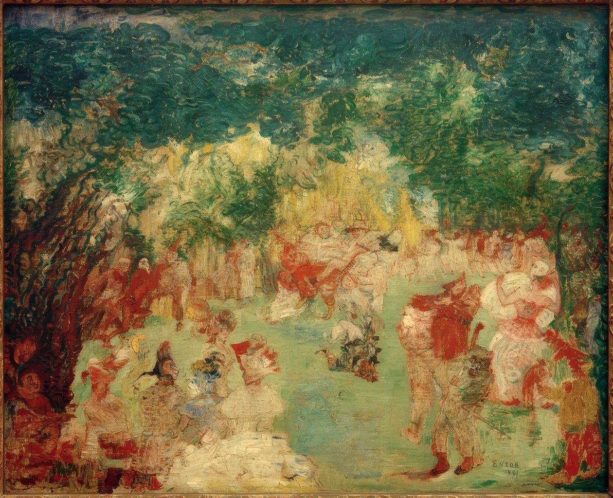 A szerelem kertje alkotó: James Sidney Ensor