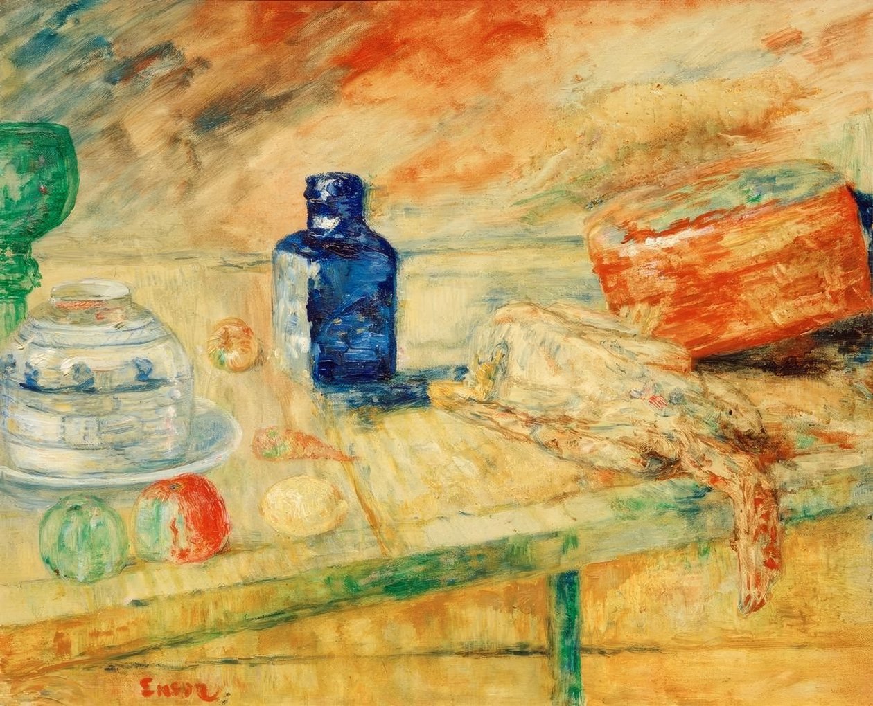 A kék üveg alkotó: James Sidney Ensor