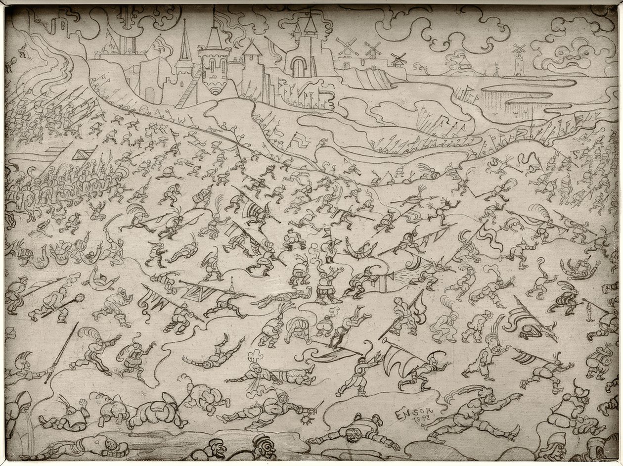 A törvénytelen zsoldosok alkotó: James Sidney Ensor