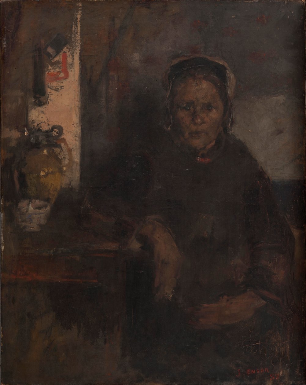 Halásznő alkotó: James Ensor