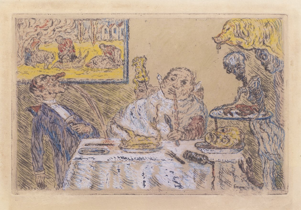 Torkosság alkotó: James Ensor