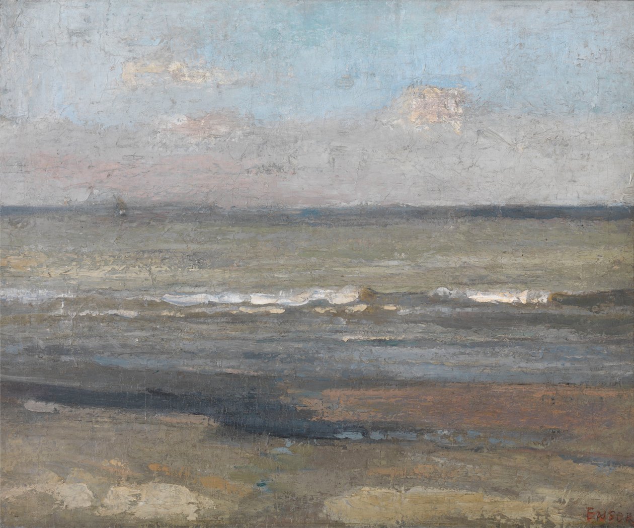 Szürke tengeri táj alkotó: James Ensor