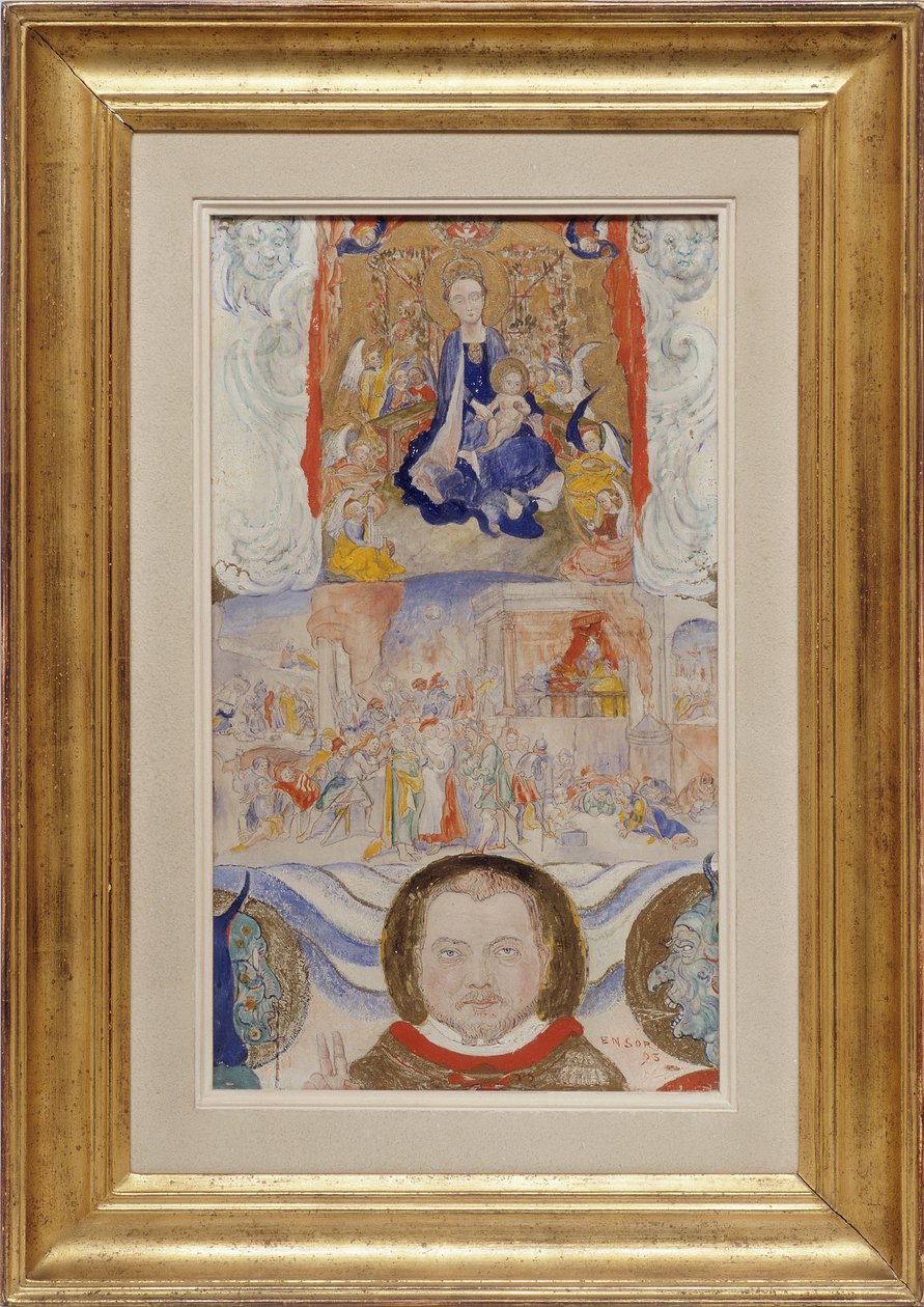 Ikon, Eugene Demolder portréja alkotó: James Ensor