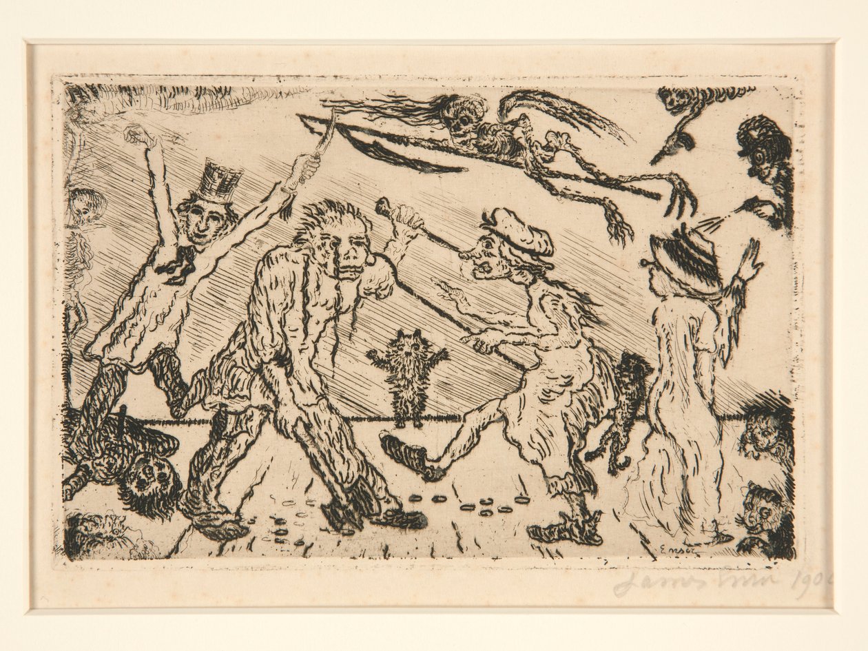 La col?re (Harag), a Les p?ch?s capitaux (The Deadly Sins) tárcából alkotó: James Ensor