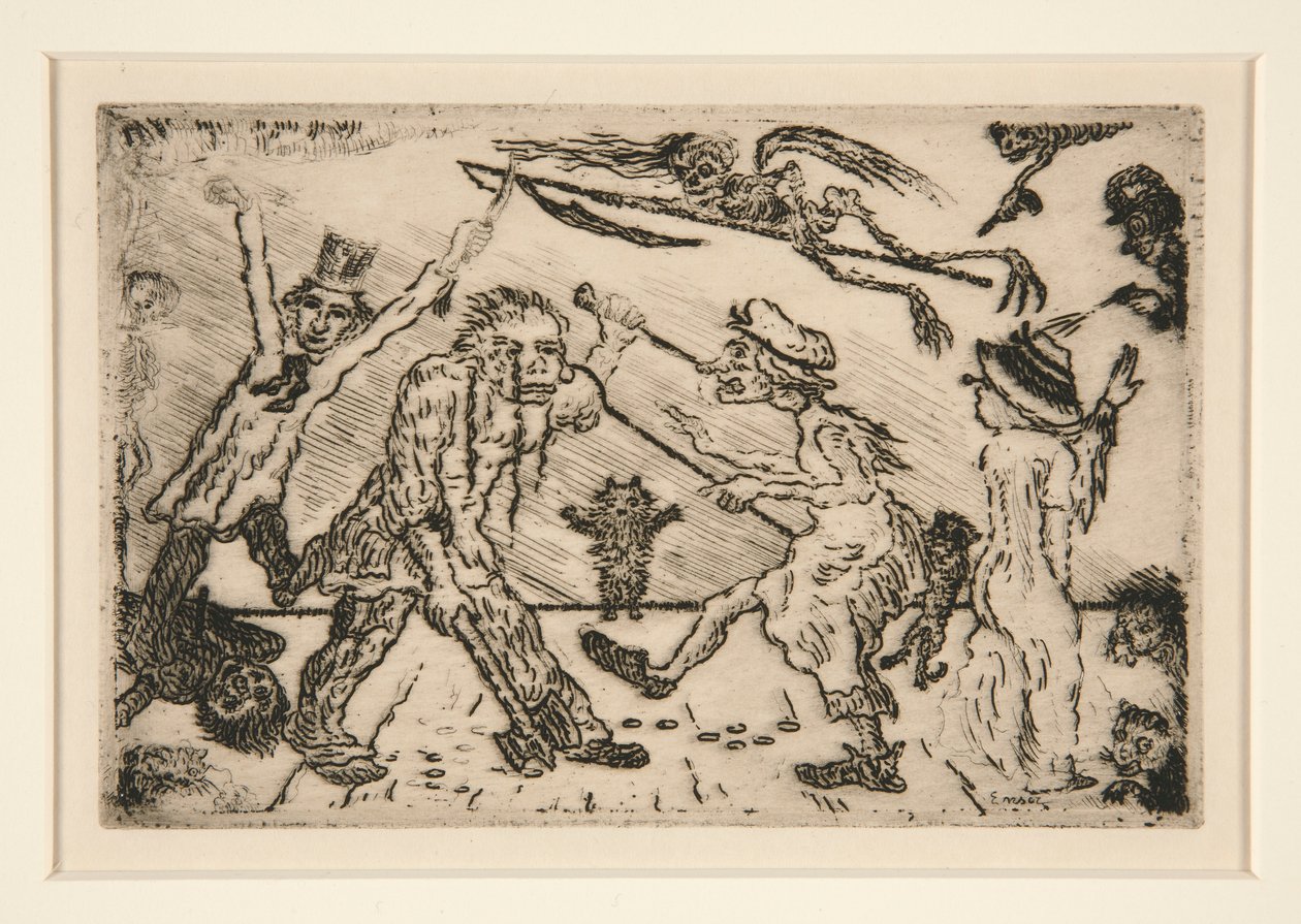La col?re (Harag), a Les p?ch?s capitaux (The Deadly Sins) tárcából alkotó: James Ensor
