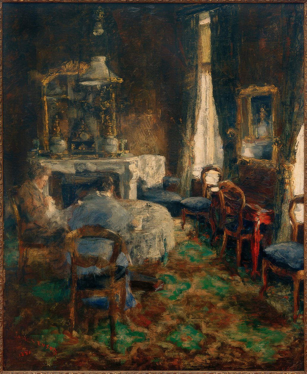 A burzsoá szalon alkotó: James Sidney Ensor