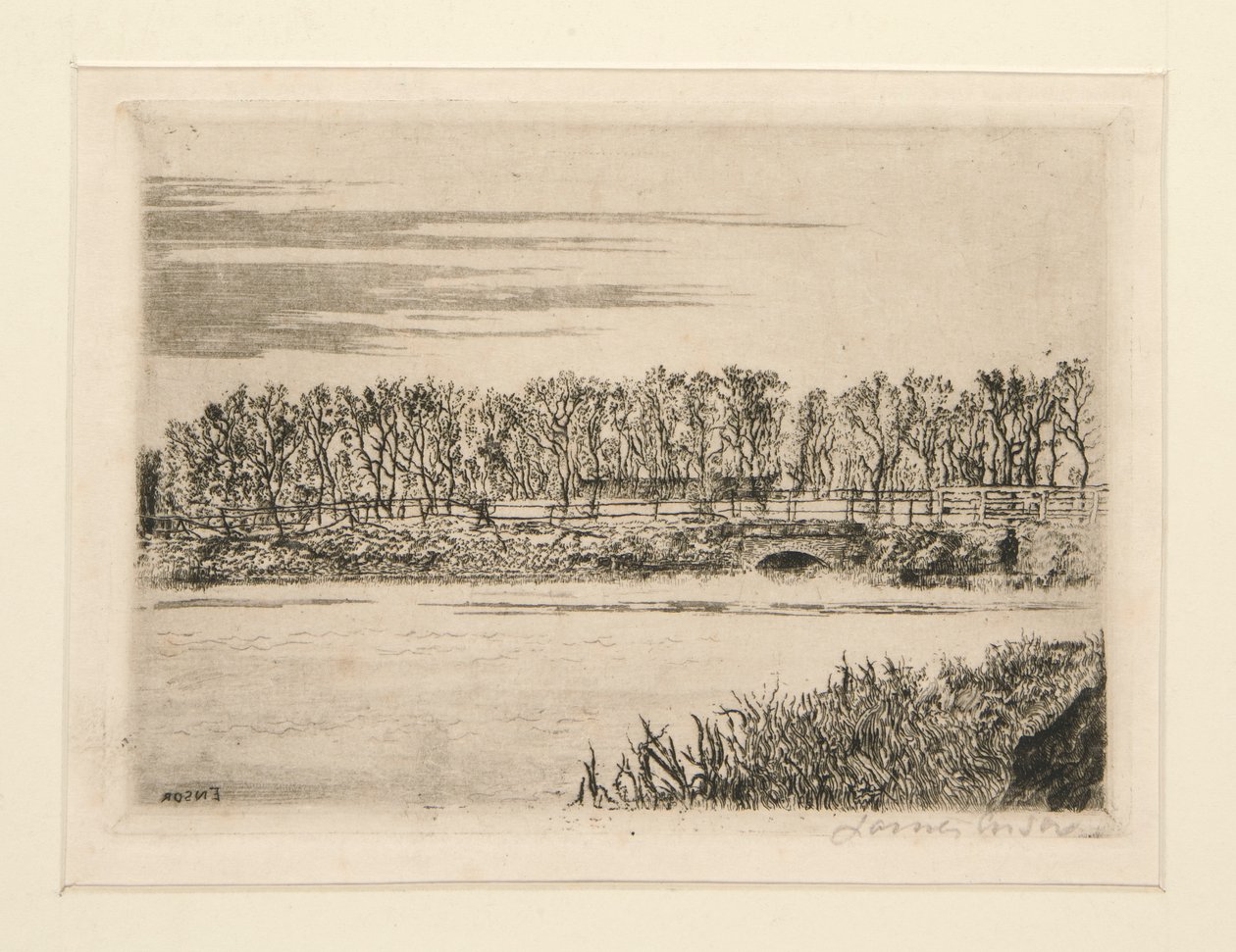 Le pont du bois? Ostende (A híd az erdőben Ostendben) alkotó: James Ensor