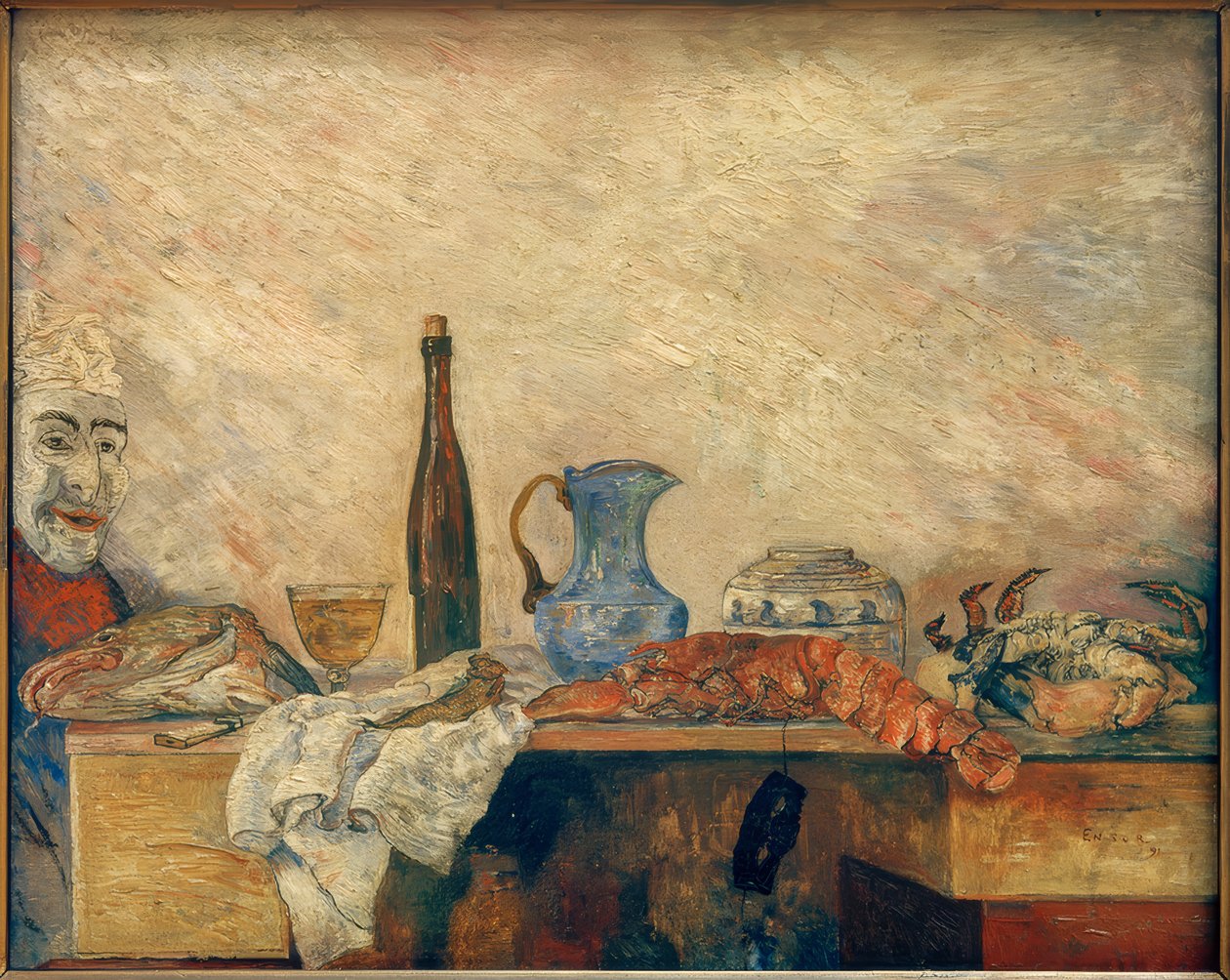A maszk megvizsgálja a rákféléket alkotó: James Sidney Ensor