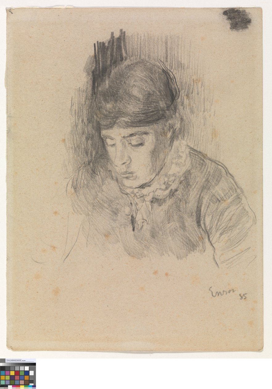 Mitche Ensor, a művész nővére alkotó: James Ensor