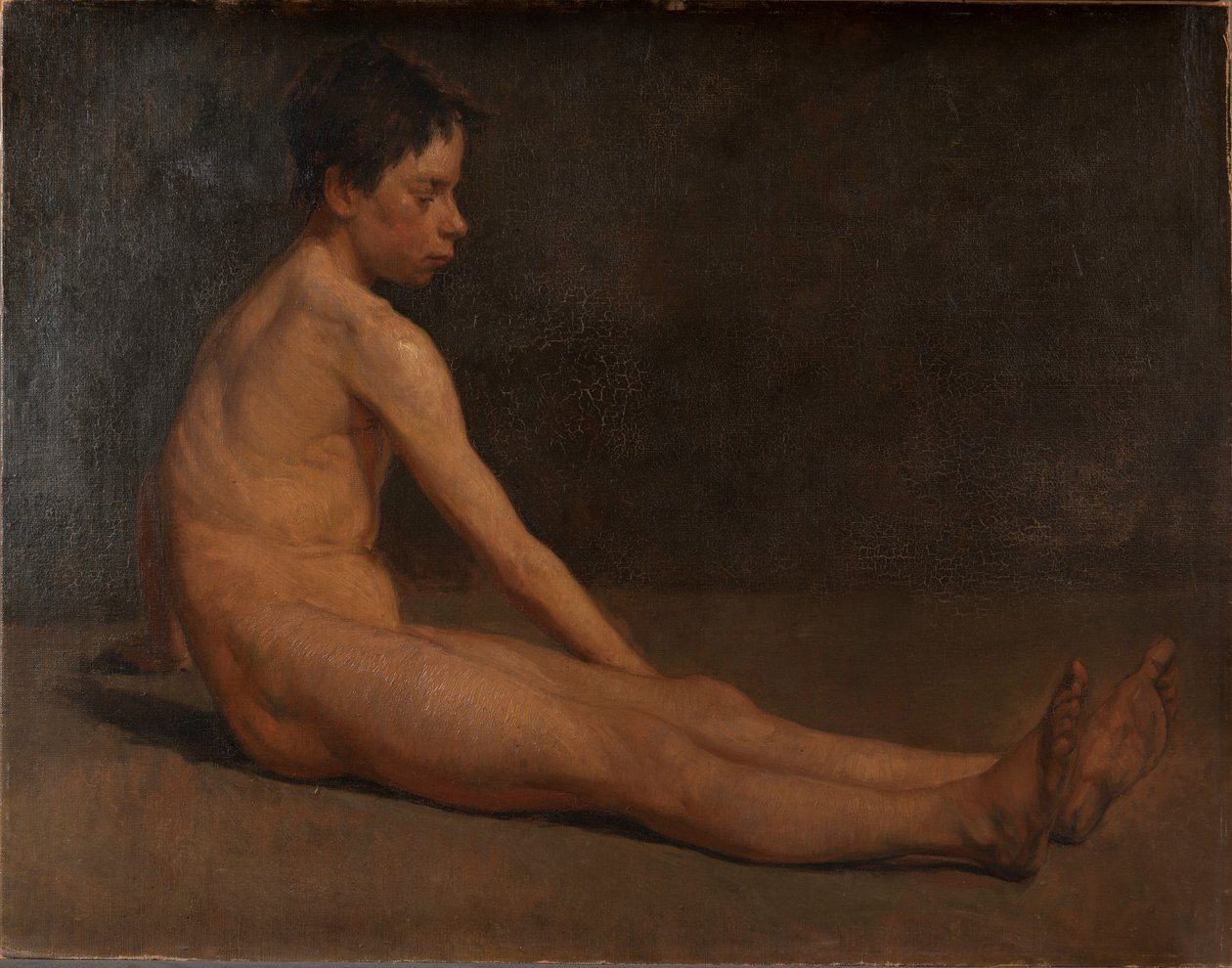 Meztelen fiú alkotó: James Ensor