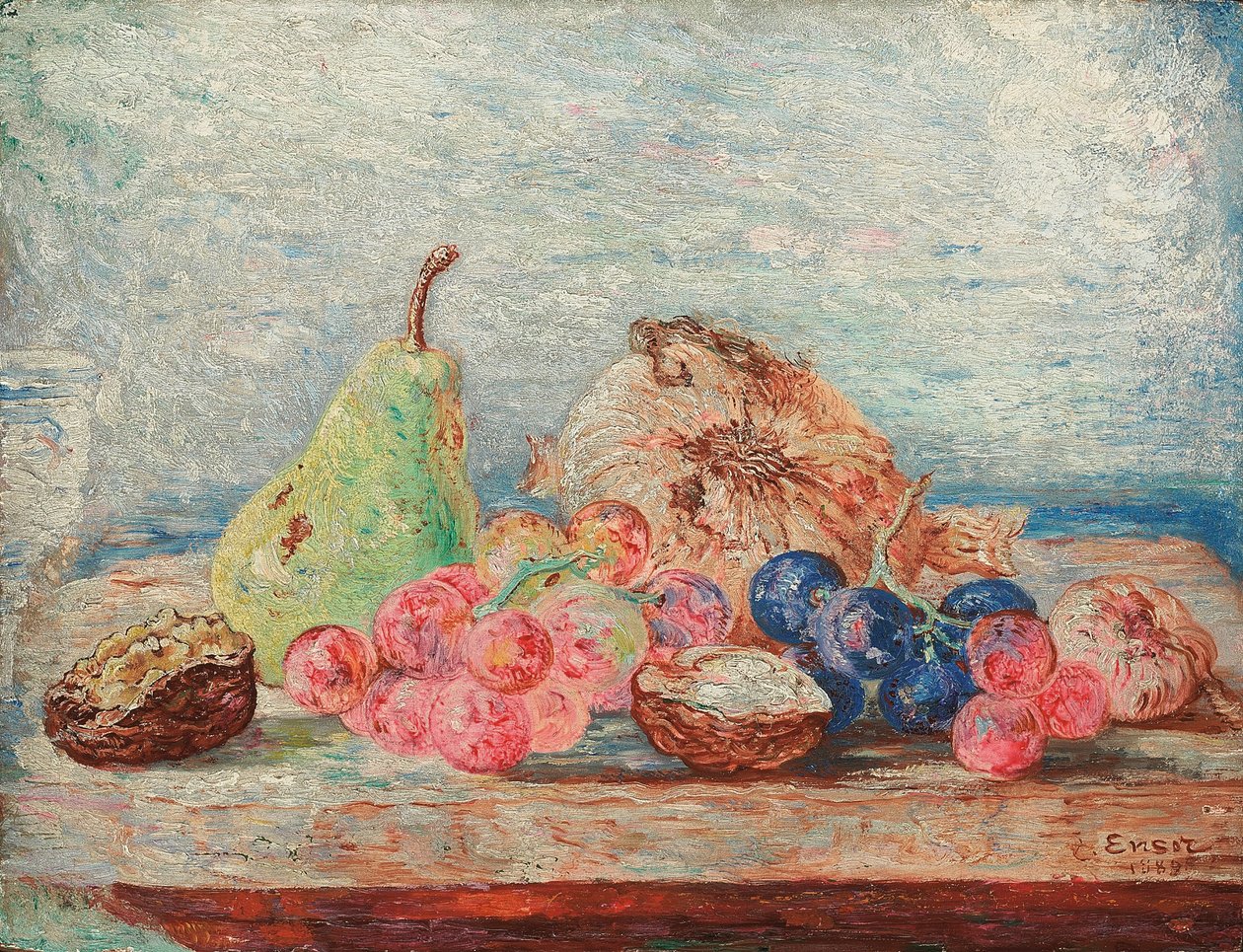 Körte, szőlő, dió; Poires, mazsola, noix alkotó: James Ensor
